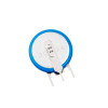 Akyga AKY1086 pila de litio CR2032 PP3A 3 V 210 mAh con 3 pines, paso 4 mm (THT)
