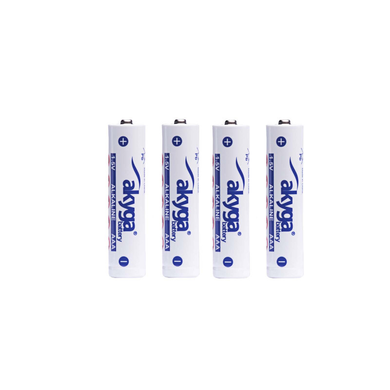 Akyga AKY1971 pila alcalina AAA LR03 1,5 V 1300 mAh, 4 uds. (blíster)