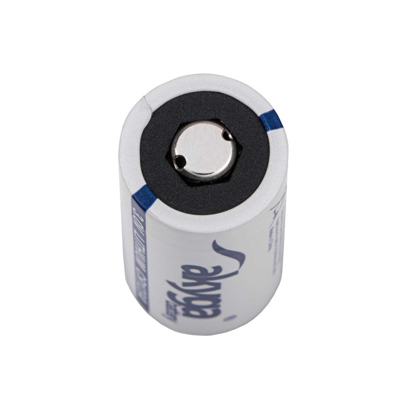 Akyga AKY1235 pila de litio CR123A 3 V 1500 mAh, alta temperatura hasta 85 °C