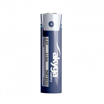 Akyga AKY2173 INR18650-29M 3C batería Li-Ion 18650 3,6 V 2900 mAh, sin protección