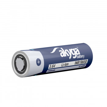 Akyga AKY2173 INR18650-29M 3C batería Li-Ion 18650 3,6 V 2900 mAh, sin protección