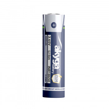 Akyga AKY2454 INR18650-26M batería Li-Ion 18650 2600 mAh con protección PCM