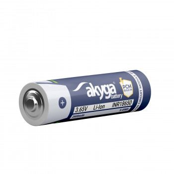 Akyga AKY2454 INR18650-26M batería Li-Ion 18650 2600 mAh con protección PCM