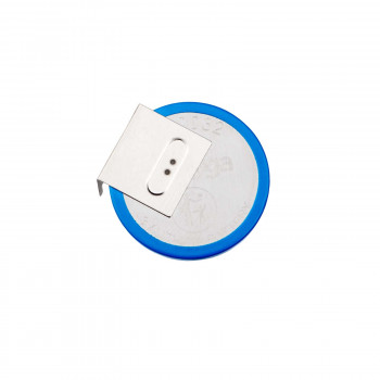 Akyga AKY1106 pila de litio CR2032 HP3B 3 V 210 mAh con 3 pines, paso 15,2 mm (THT)