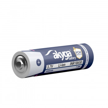 Akyga AKY2457 INR18650-20M batería Li-Ion 18650 3,7 V 2000 mAh con protección PCM