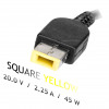Akyga AK-ND-51 fuente de alimentación para portátil 20 V / 2,25 A, 45 W, Slim Tip, 1,2 m, para Lenovo