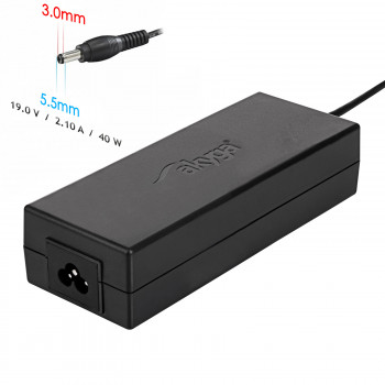 Akyga AK-ND-56 fuente de alimentación para portátil 19 V / 6,32 A, 120 W, 5,5 x 3,0 mm + pin, 1,2 m, para Samsung