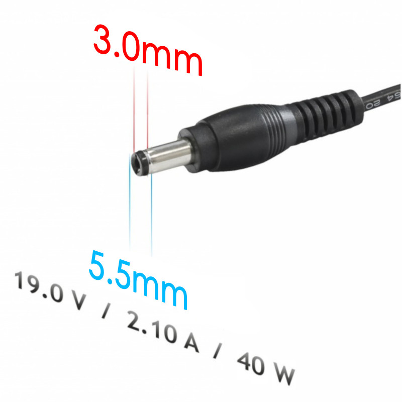 Akyga AK-ND-56 fuente de alimentación para portátil 19 V / 6,32 A, 120 W, 5,5 x 3,0 mm + pin, 1,2 m, para Samsung