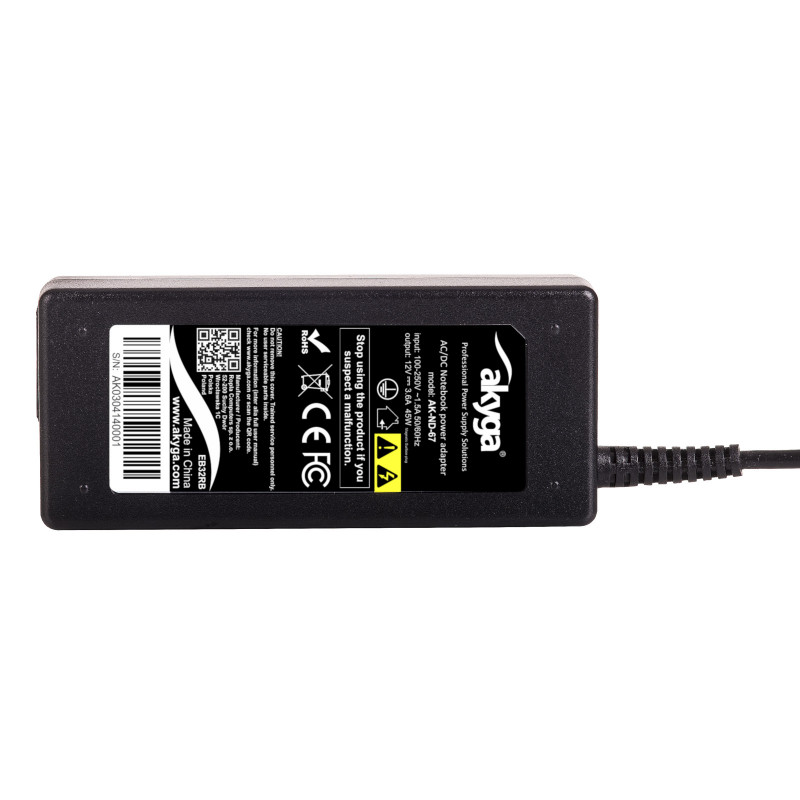 Akyga AK-ND-67 fuente de alimentación para portátil 12 V / 3,6 A, 45 W, conector magnético Surface, 1,2 m, para Microsoft Surface Pro 2