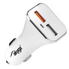 Cargador de coche 12/24V Akyga AK-CH-08 18W 2x USB-A Quick Charge 3.0 5-12V / 1.5-3A blanco