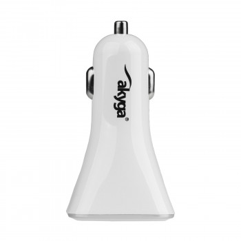 Cargador de coche 12/24V Akyga AK-CH-08 18W 2x USB-A Quick Charge 3.0 5-12V / 1.5-3A blanco