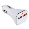 Cargador de coche 12/24V Akyga AK-CH-08 18W 2x USB-A Quick Charge 3.0 5-12V / 1.5-3A blanco