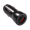 Cargador de coche 12/24V Akyga AK-CH-16 36W USB-A + USB-C PD Quick Charge 3.0 5-12V / 1,5-3A negro
