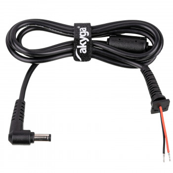 Akyga AK-SC-01 cable de servicio DC para fuente de alimentación de portátil 5,5 x 2,5 mm, 90 W, 1,2 m, para ASUS / Toshiba / Lenovo