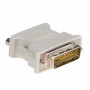 Akyga AK-AD-12 adaptador DVI-I 24+5 conector macho a conector hembra VGA, blanco