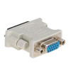 Akyga AK-AD-12 adaptador DVI-I 24+5 conector macho a conector hembra VGA, blanco