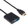 Akyga AK-AD-42 cable adaptador HDMI (conector macho) a VGA (conector hembra), Full HD, 15 cm