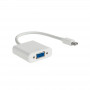Akyga AK-AD-39 cable adaptador Mini DisplayPort (M) a VGA (F), 15 cm, blanco