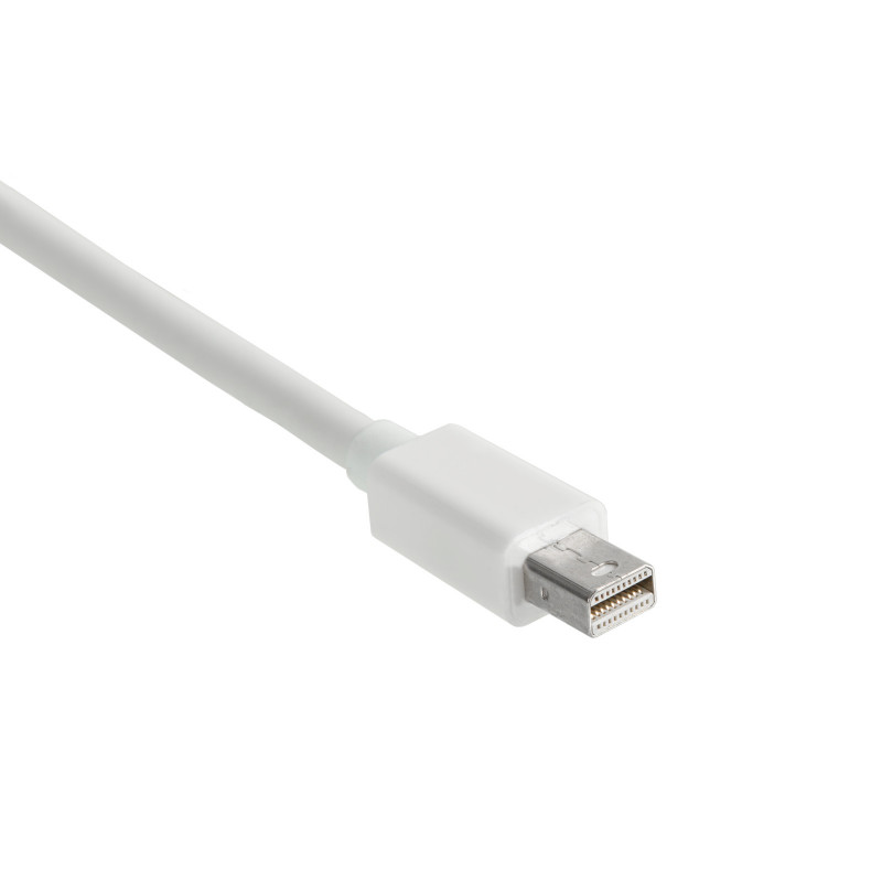 Akyga AK-AD-39 cable adaptador Mini DisplayPort (M) a VGA (F), 15 cm, blanco