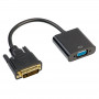 Akyga AK-AD-50 cable adaptador DVI-D 24+1 (conector macho) a VGA (conector hembra), 15 cm
