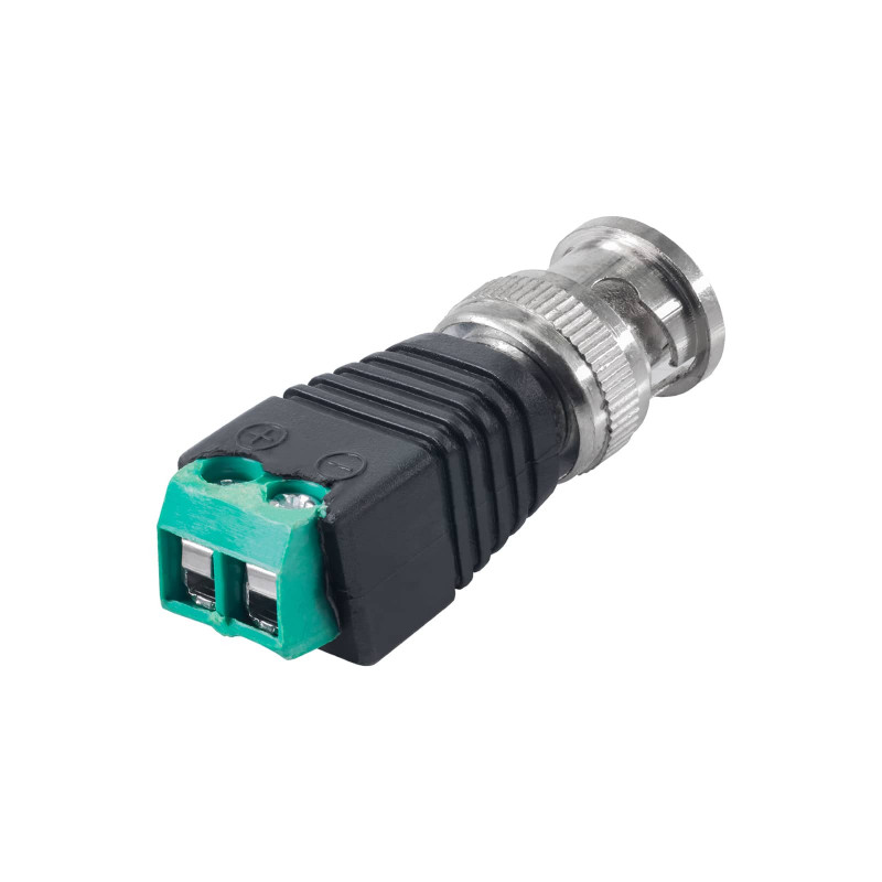 Akyga AK-SC-15 conector macho BNC con bornes de tornillo para cable UTP, CCTV