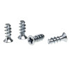 Akyga AK-CA-21 set de tornillos para ventilador de carcasa ATX, acero galvanizado, 4 uds.