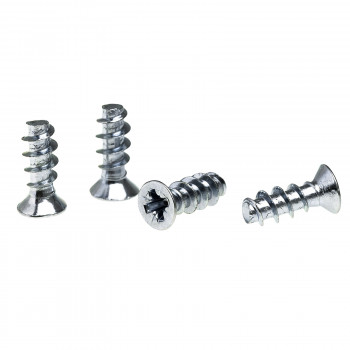 Akyga AK-CA-21 set de tornillos para ventilador de carcasa ATX, acero galvanizado, 4 uds.