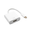 Akyga AK-AD-53 cable adaptador USB-C (conector macho) a HDMI (conector hembra), 4K, 15 cm
