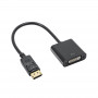 Akyga AK-AD-58 cable adaptador DisplayPort (conector macho) a DVI-I 24+5 (conector hembra), 20 cm