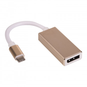 Akyga AK-AD-56 cable adaptador USB-C (conector macho) a DisplayPort, 15 cm