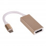 Akyga AK-AD-56 cable adaptador USB-C (conector macho) a DisplayPort, 15 cm