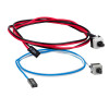 Akyga AK-CA-60 set de interruptor de encendido y reinicio para PC, cable de 60 cm