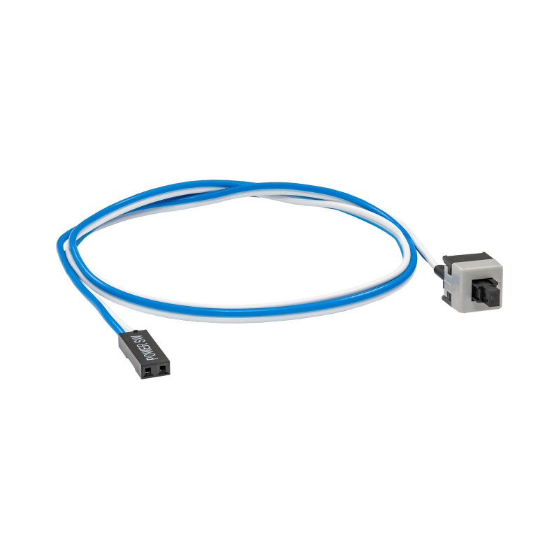 Akyga AK-CA-60 set de interruptor de encendido y reinicio para PC, cable de 60 cm