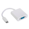 Akyga AK-AD-55 cable adaptador USB-C (conector macho) a VGA (conector hembra), Full HD, 15 cm