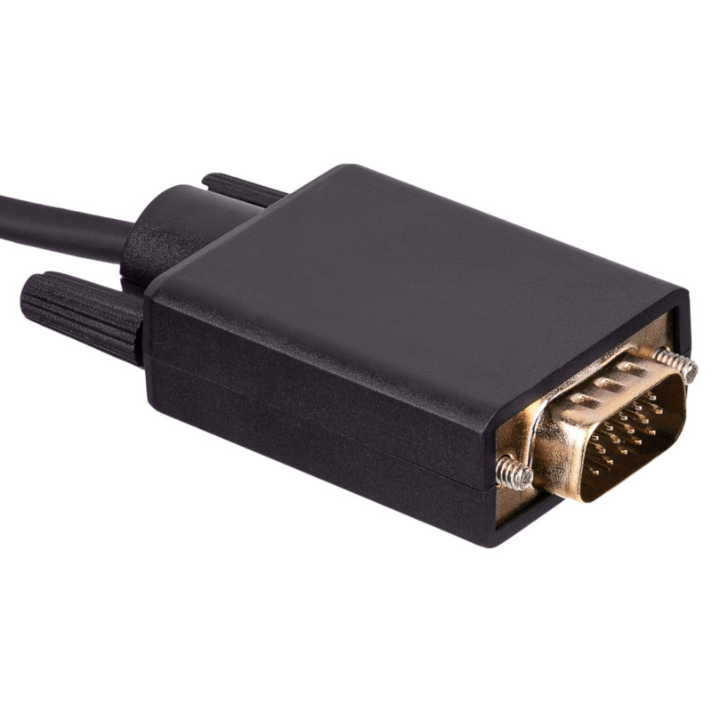 Akyga AK-AV-17 Cable de USB-C a VGA, 1,5 m