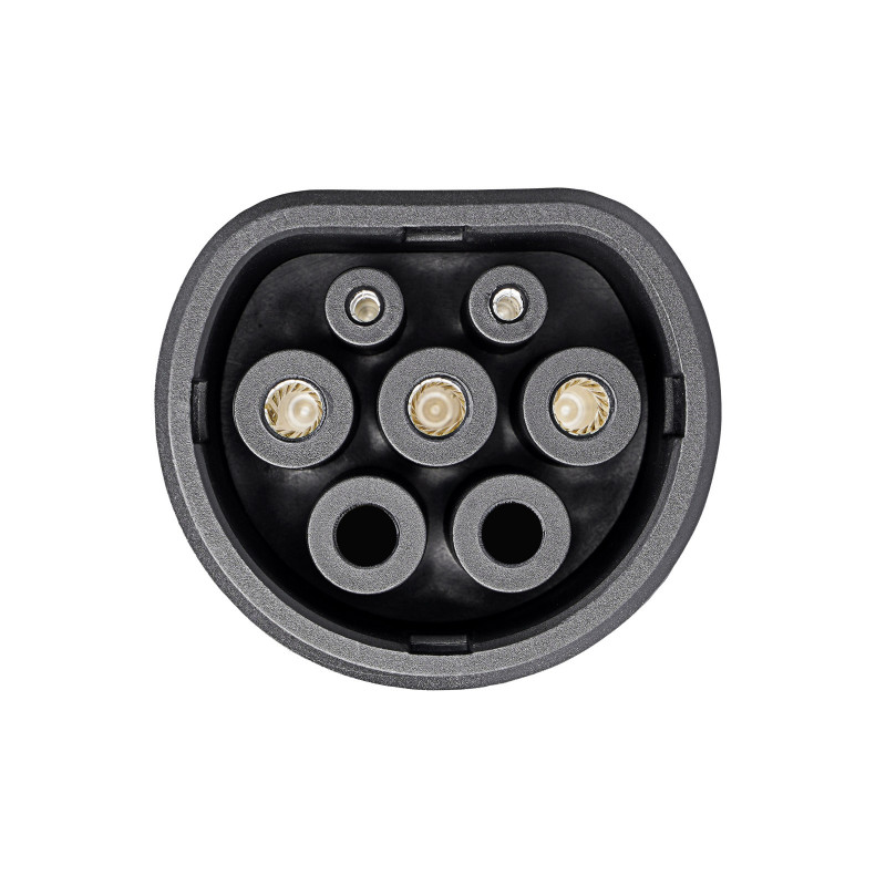 Akyga AK-SC-E04 acoplador de carga Type 2 (IEC 62196-2) para vehículos eléctricos, monofásico, 32 A, azul