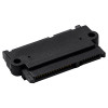 Akyga AK-CA-83 adaptador SATA 22 pines (15+7) conector hembra a conector macho, negro