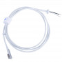 Akyga AK-SC-34 cable de servicio DC para fuente de alimentación de portátil MagSafe L, 85 W, 1,2 m, para Apple, blanco