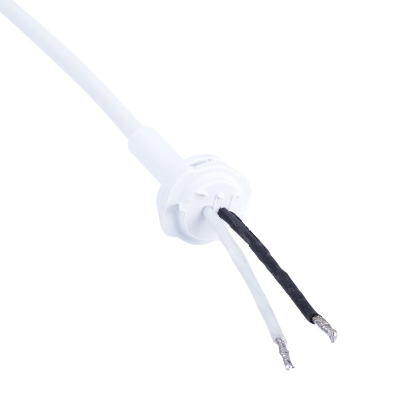 Akyga AK-SC-34 cable de servicio DC para fuente de alimentación de portátil MagSafe L, 85 W, 1,2 m, para Apple, blanco