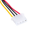 Akyga AK-CA-11 cable adaptador de alimentación SATA (macho) a Molex (hembra), 15 cm