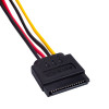 Akyga AK-CA-31 cable distribuidor de alimentación SATA, SATA (conector macho) a 2x SATA (conector hembra), 2x 15 cm