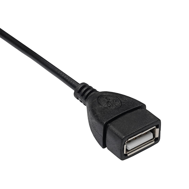 Akyga AK-AD-09 cable adaptador OTG Micro USB-B (macho) a USB-A (hembra), 15 cm, negro