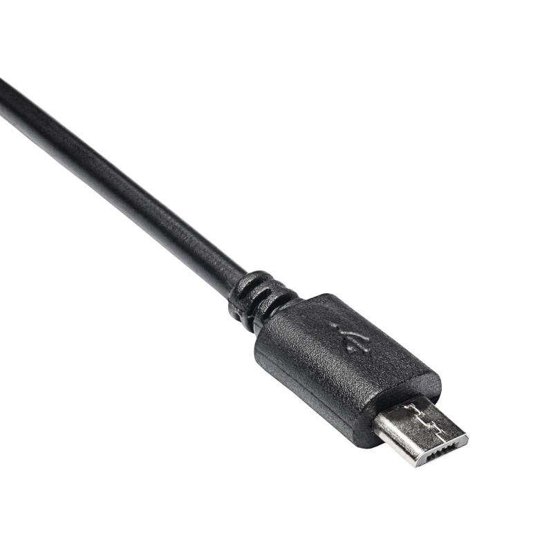 Akyga AK-AD-09 cable adaptador OTG Micro USB-B (macho) a USB-A (hembra), 15 cm, negro