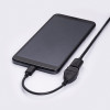 Akyga AK-AD-09 cable adaptador OTG Micro USB-B (macho) a USB-A (hembra), 15 cm, negro