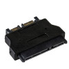 Akyga AK-CA-53 adaptador Slim-SATA (conector macho) a SATA 22 pines (conector hembra), negro