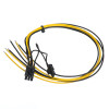 Akyga AK-SC-20 cable de servicio para fuente de alimentación de PC PCIe 6+2 pines conector macho, 45 cm