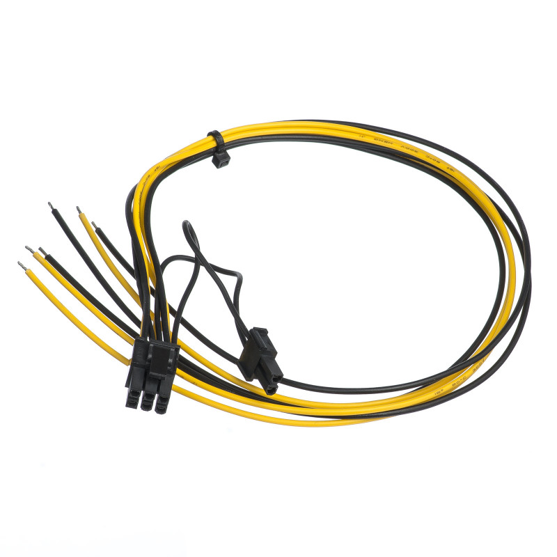 Akyga AK-SC-20 cable de servicio para fuente de alimentación de PC PCIe 6+2 pines conector macho, 45 cm