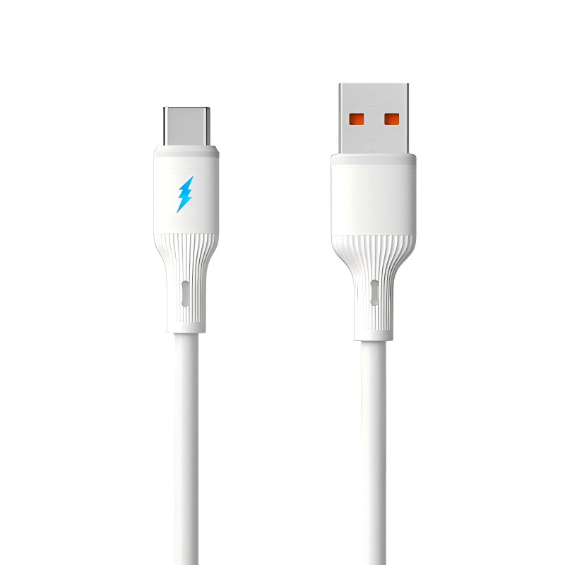 Akyga AK-USB-59 Cable de USB-A (M) a USB-C (M), USB 2.0, 1 m, silicona