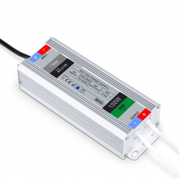 Akyga AK-L2-100 Fuente de alimentación conmutada LED estanca 12 V, 8,3 A, 100 W, IP67