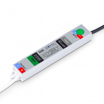 Akyga AK-L2-025 Fuente de alimentación conmutada LED estanca 12 V, 2 A, 25 W, IP67